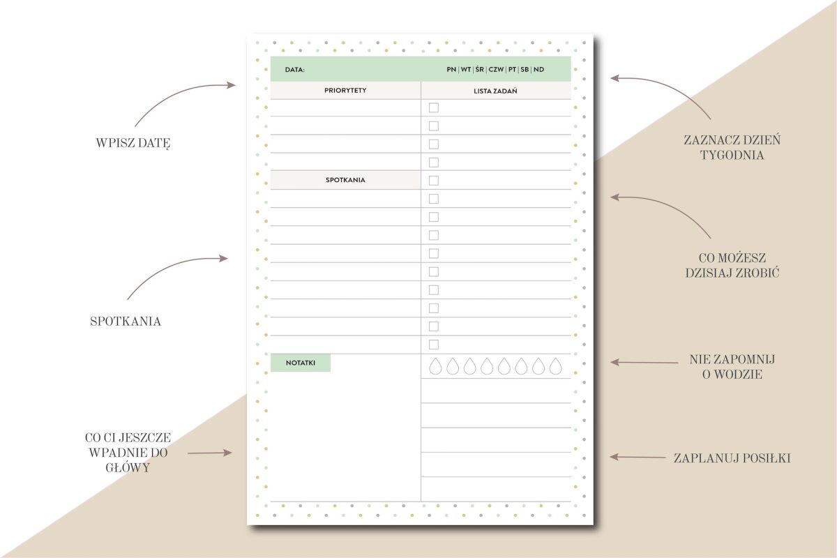 Jak zaplanować dzień PDF do pobrania OgarniamSię