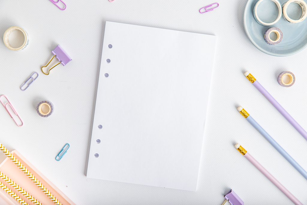 Notes - wkład do organizera | czyste kartki