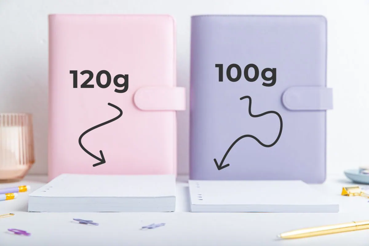 Porównanie grubości wkładów 100g i 120g
