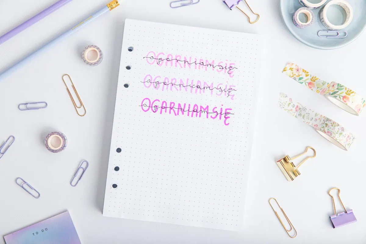 Wkład do organizera kropki A5 – Bullet Journal