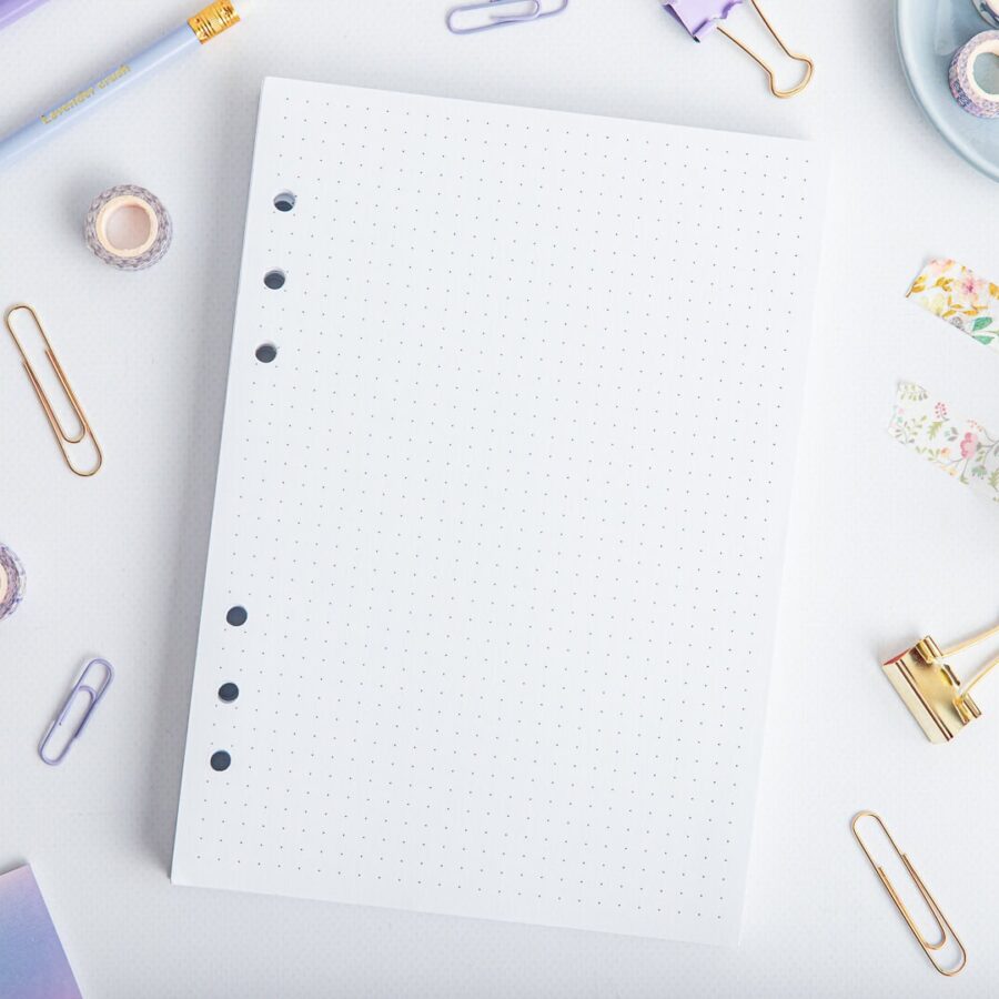 Wkład do organizera kropki Bullet Journal