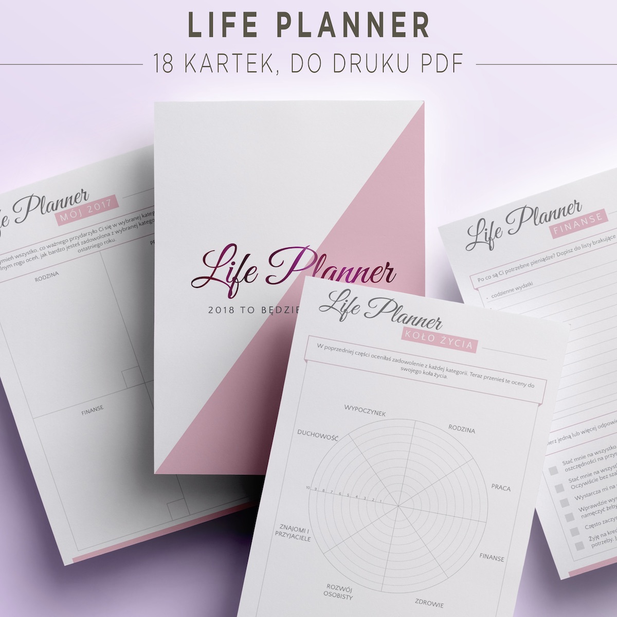 life planner roczny do druku