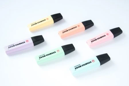 zakreślacze pastelowe stabilo zestaw