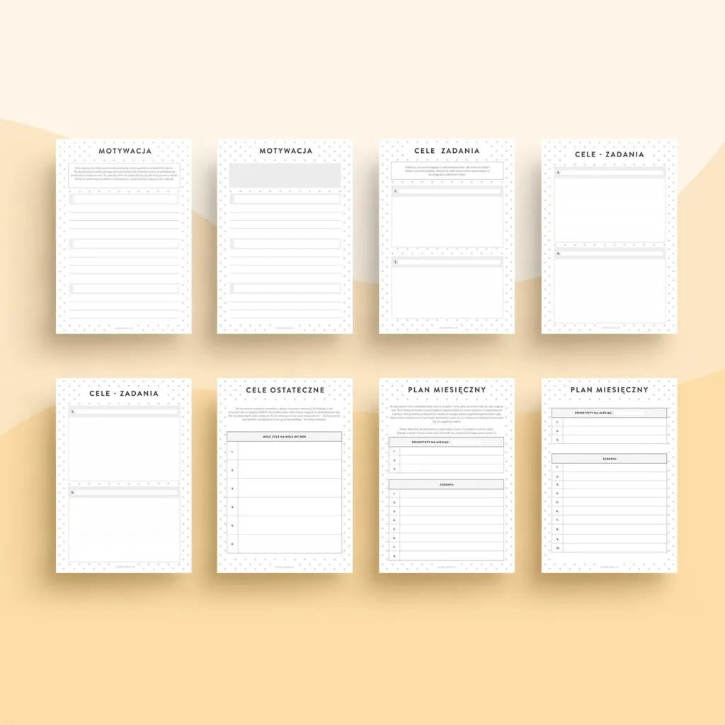 Life planner – planer do druku | Szablony (2)