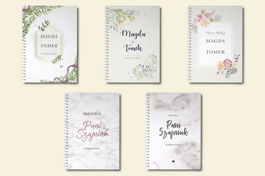 personalizowany terminarz ślubny