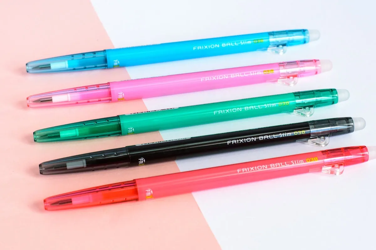 długopisy zmazywalne pilot