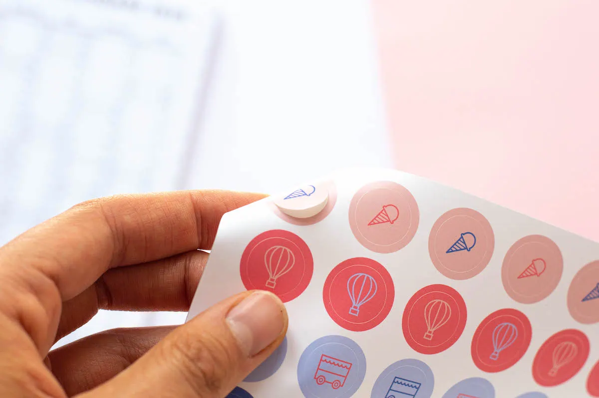 naklejki do planera wakacje 4