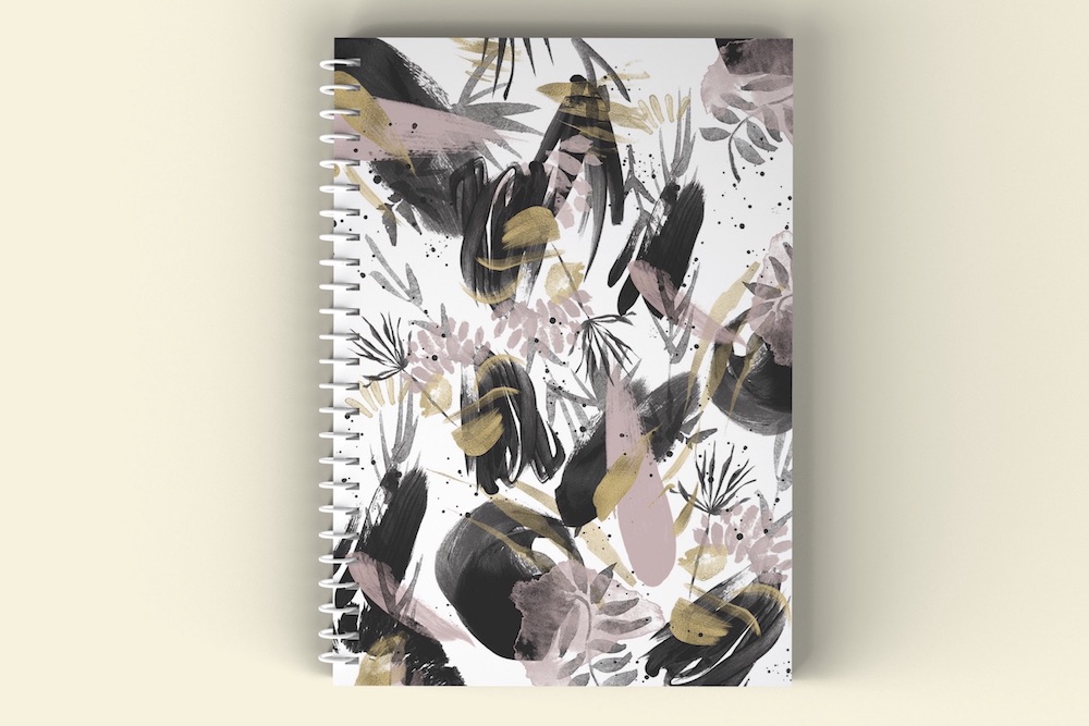 A5 okladka Wabi Sabi 2mm awers mockup