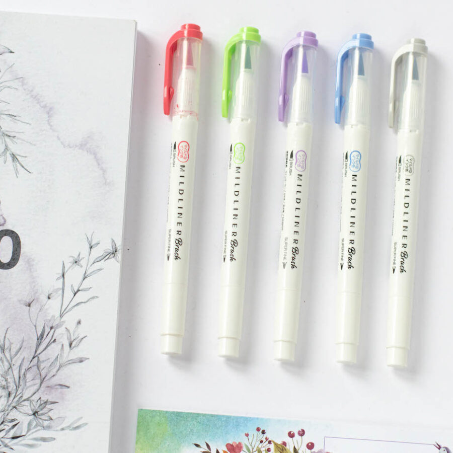 mildliner brushpen 4 cool