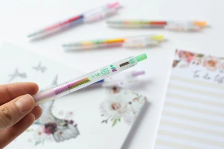 sarasa tecza dlugopisy 2