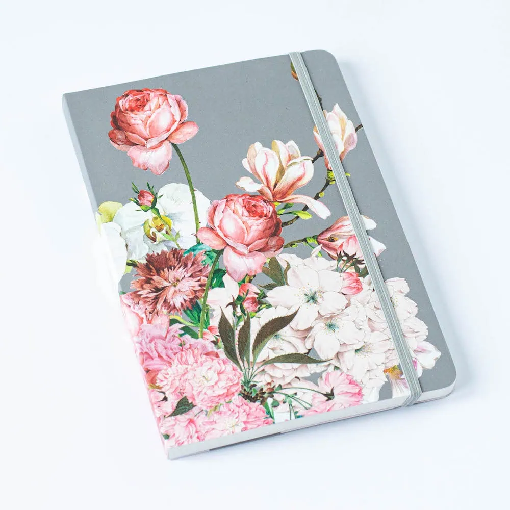 Bullet Journal, bukiet róż