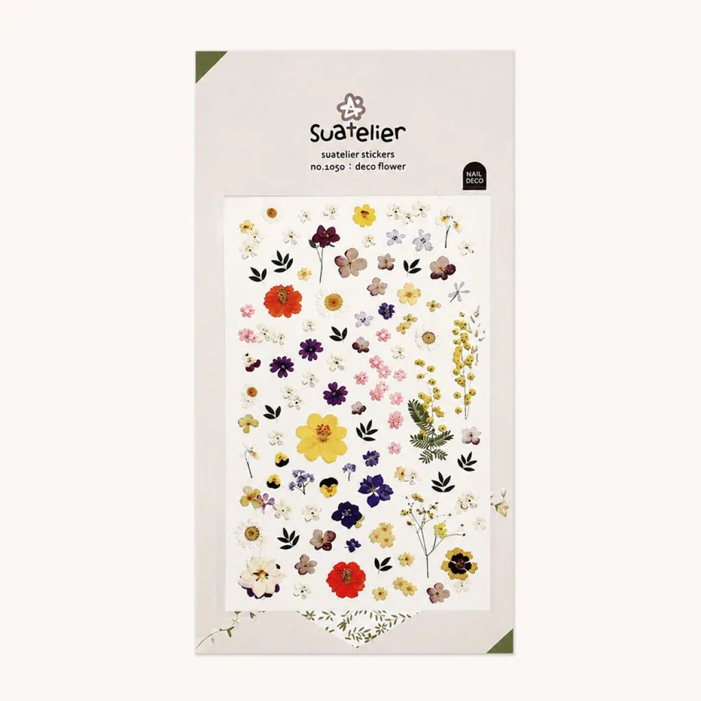 Kwiatowe naklejki do planera i bullet journal | Kwiaty Lata