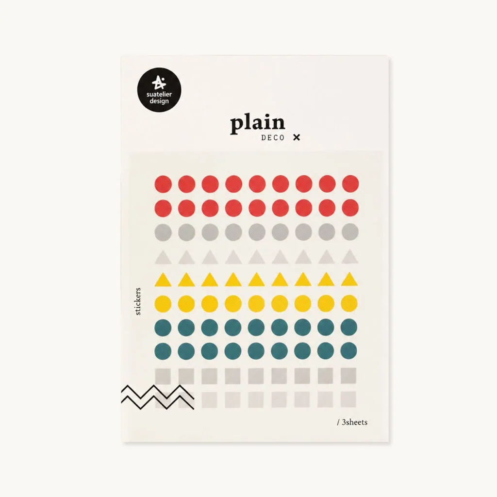 Naklejki do planera i bullet journal "Kolorowe punktory"