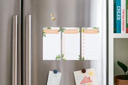 Zestaw kuchennych planerów magnetycznych “Kwiaty Pomarańczy”