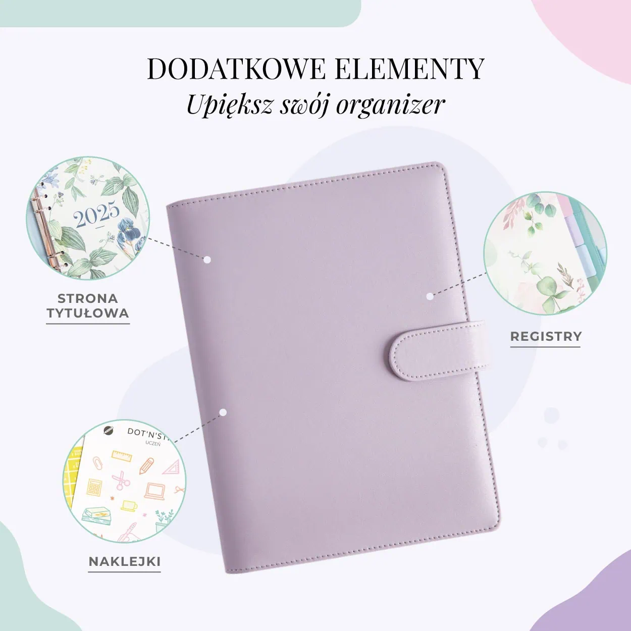 Dodatkowe elementy organizera