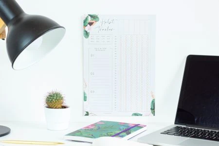 Planer suchościeralny Tropiki Habit tracker