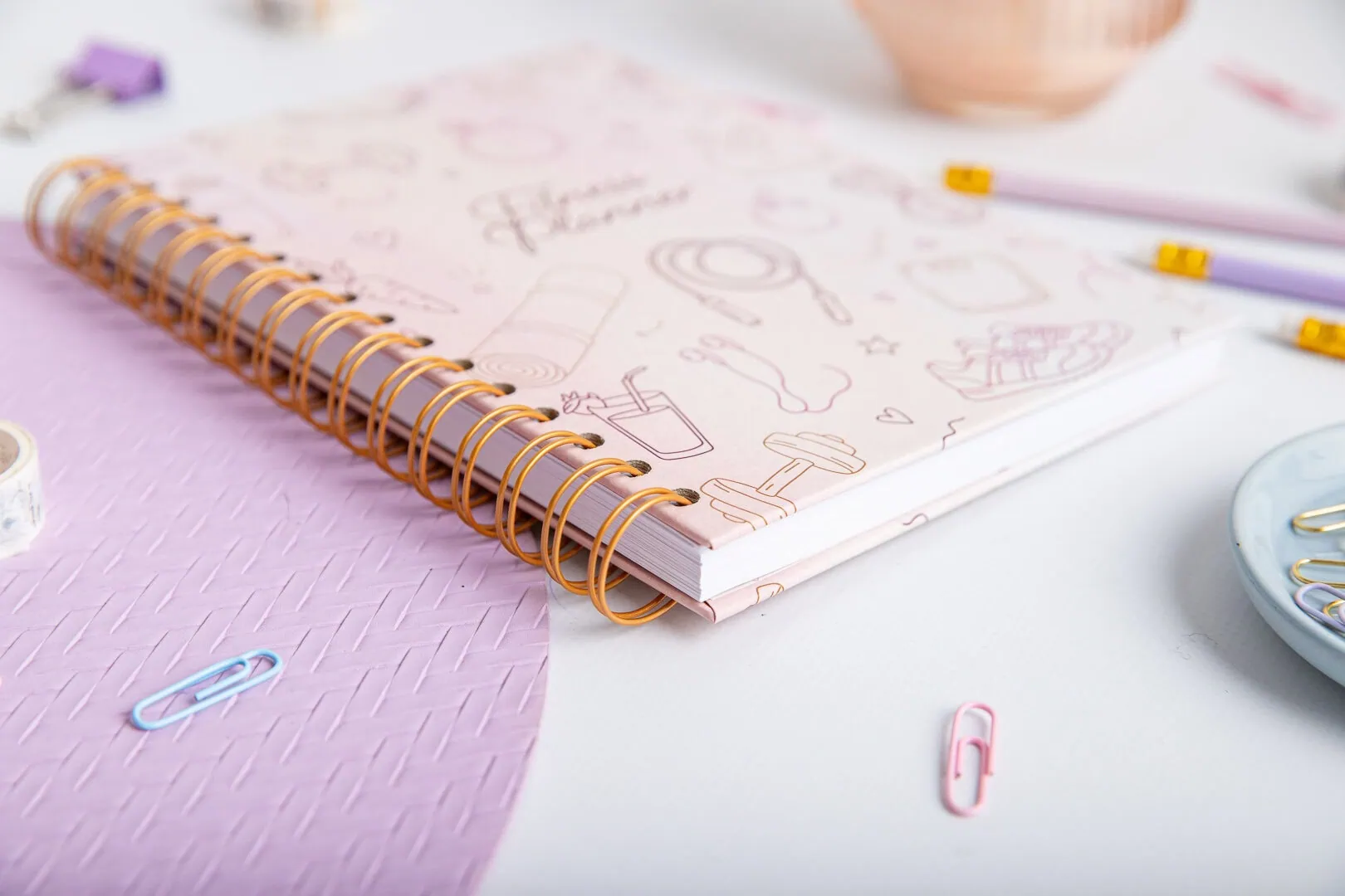 Planer fitness na spirali