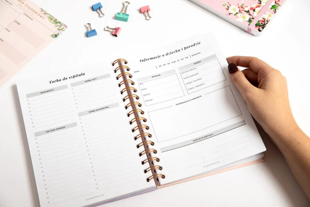 Planer ciąży i noworodka, dodatek do planera 3