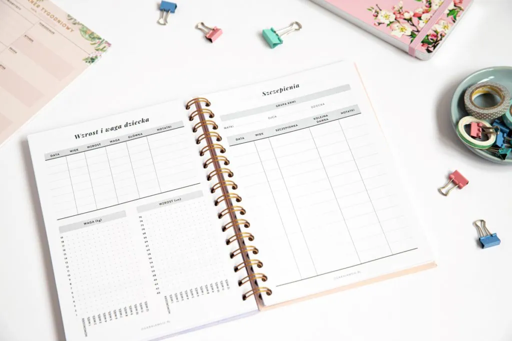 Planer ciąży i noworodka, dodatek do planera 5