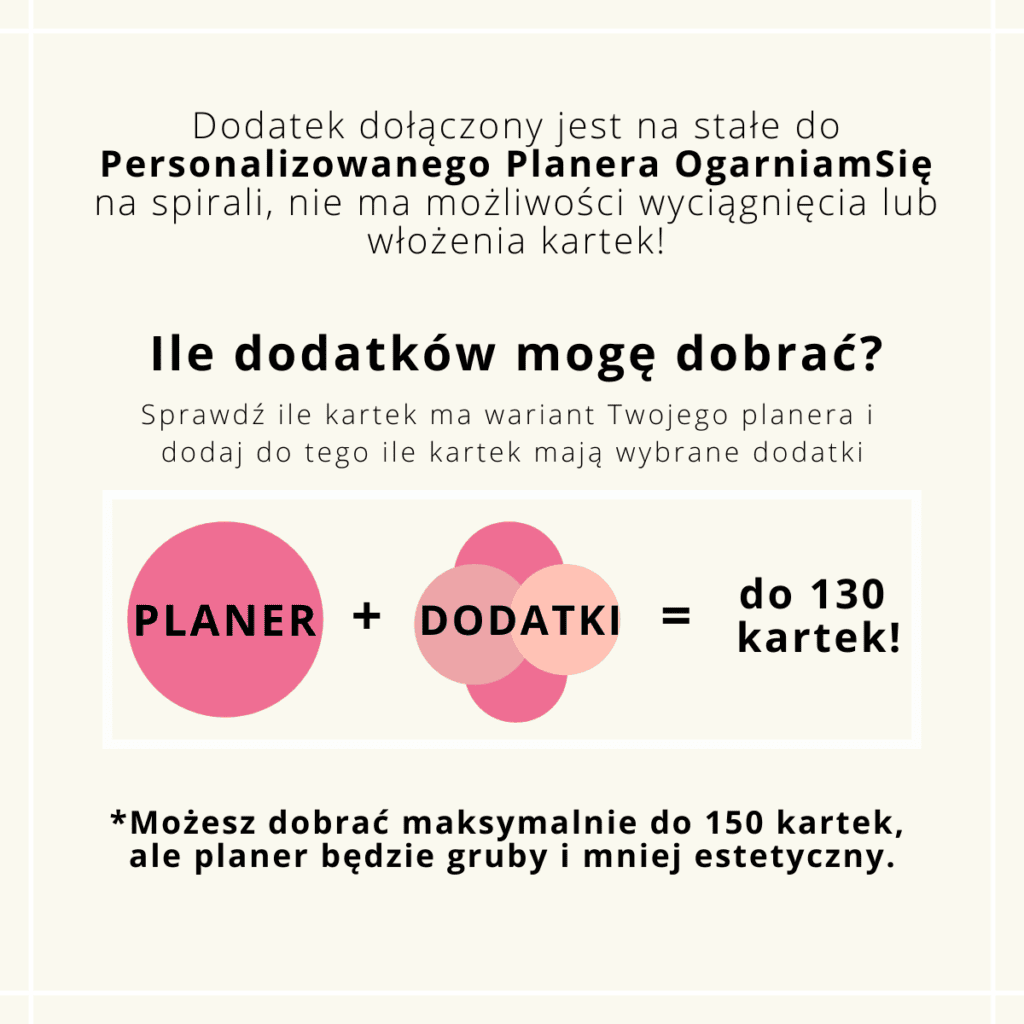 informacje dodatek do planera