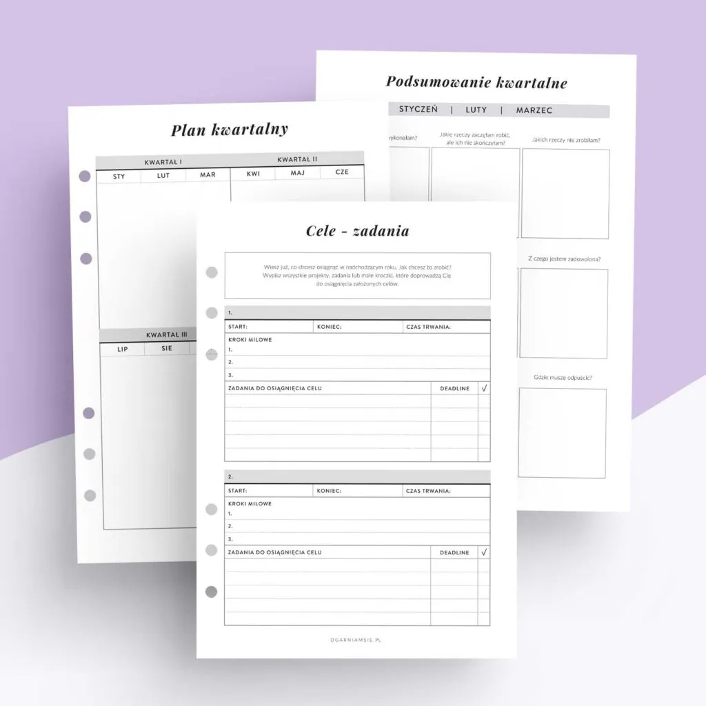 Life Planner - wkład do organizera