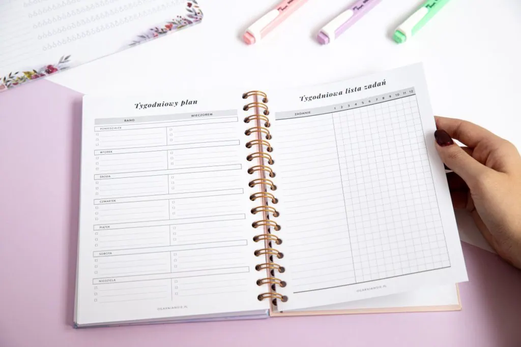 porządki, dodatek do planera 4