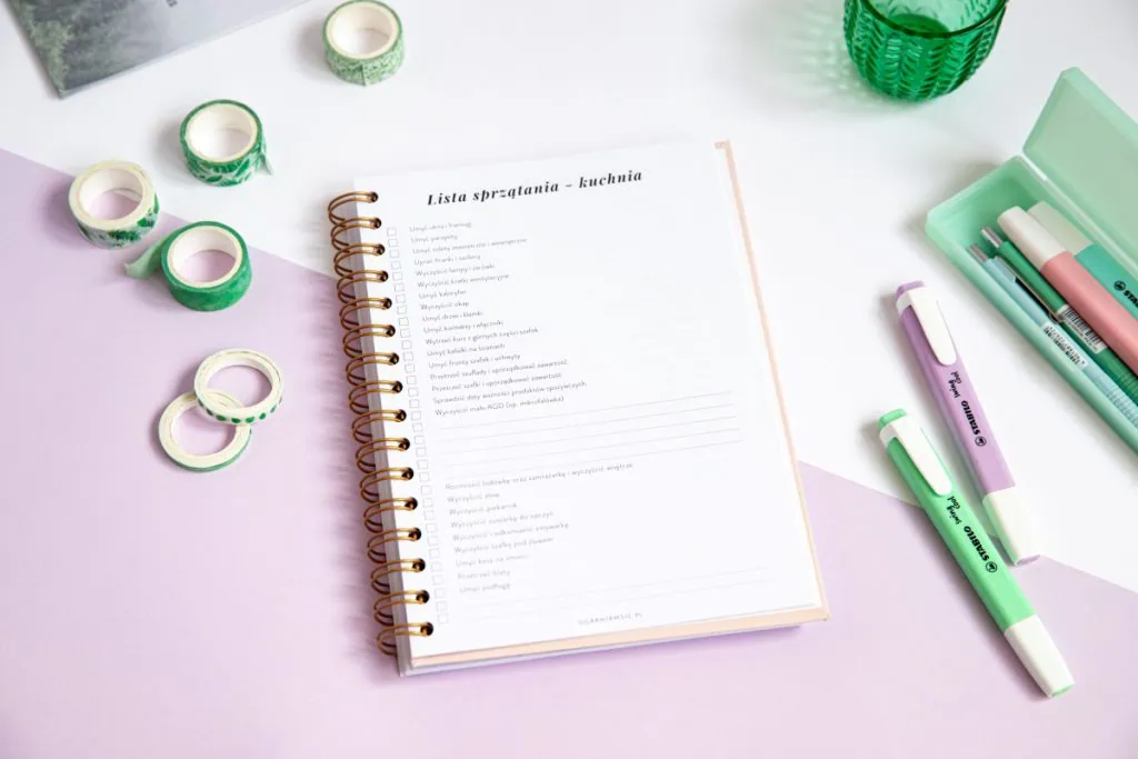 porządki, dodatek do planera 2