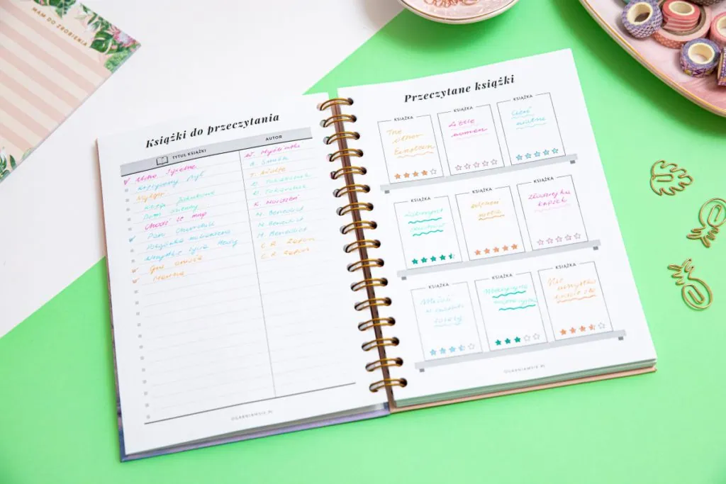 rozrywka, dodatek do planera 4