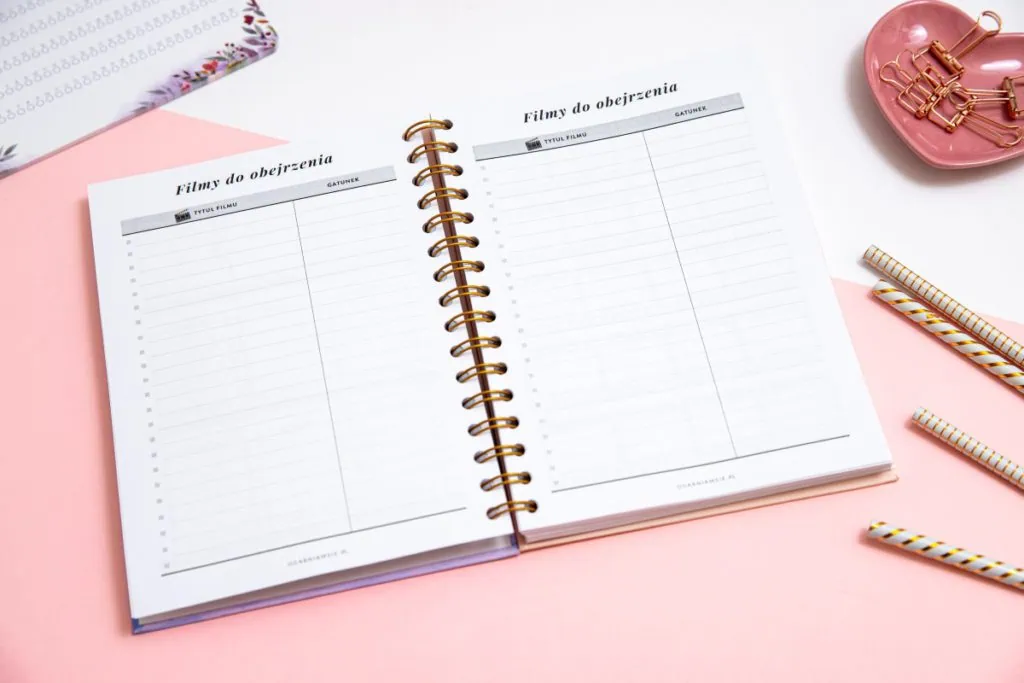 rozrywka, dodatek do planera 3