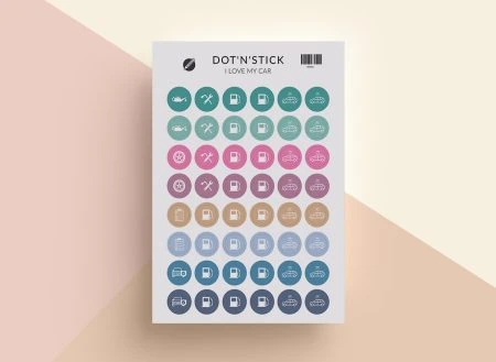 I love my car naklejki dot'n'stick mockup