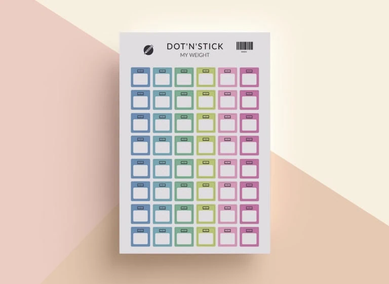 My weight naklejki dot'n'stick mockup