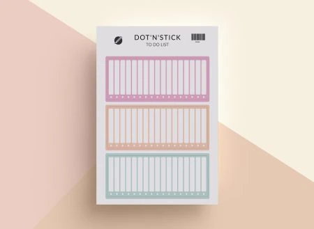 To do list naklejki dot'n'stick mockup