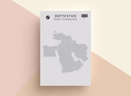 Travel to Middle East naklejki dot'n'stick mockup