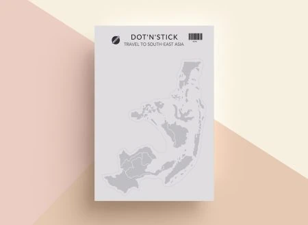 Travel to South East Asia naklejki dot'n'stick mockup