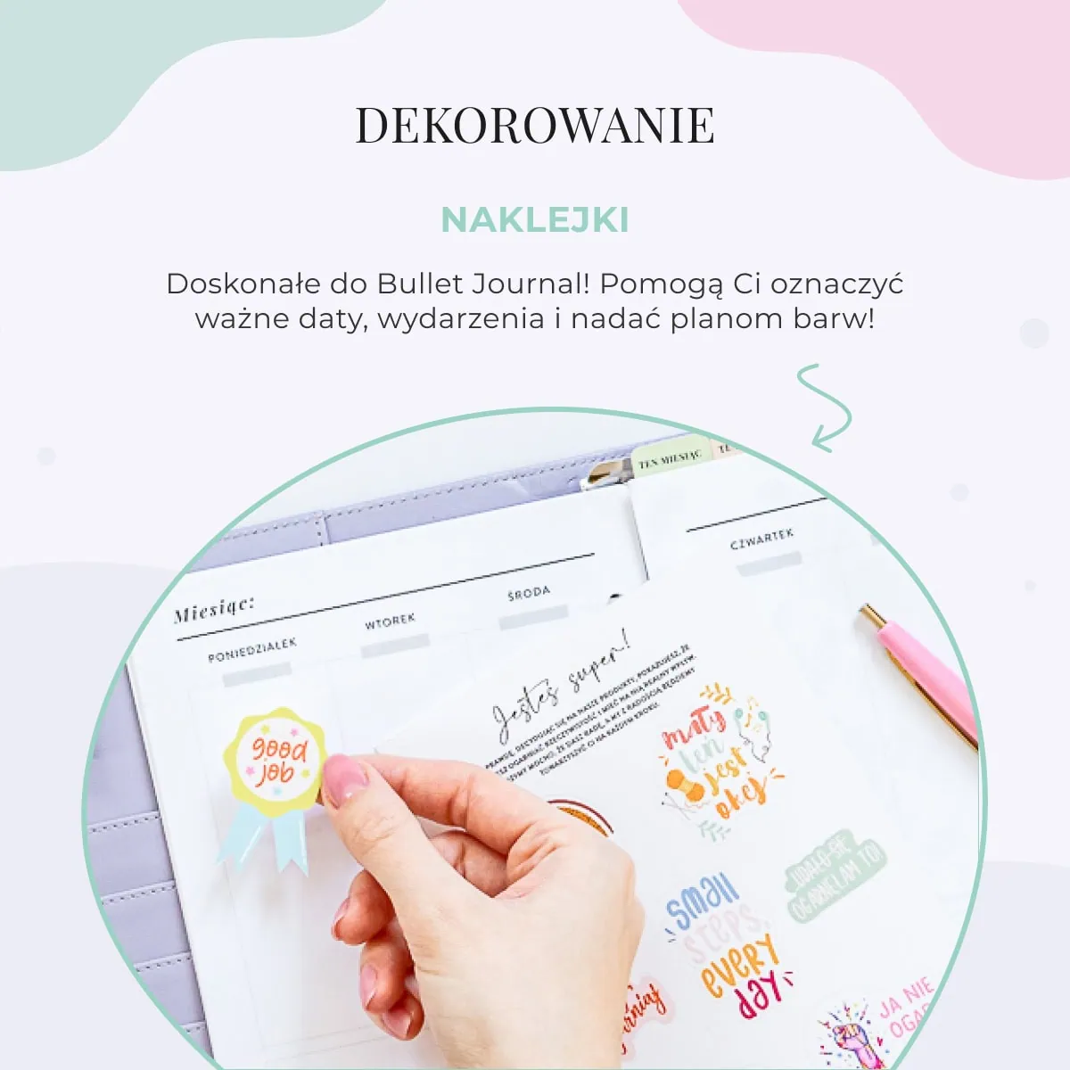 Bullet Journal - dodatki | Naklejki
