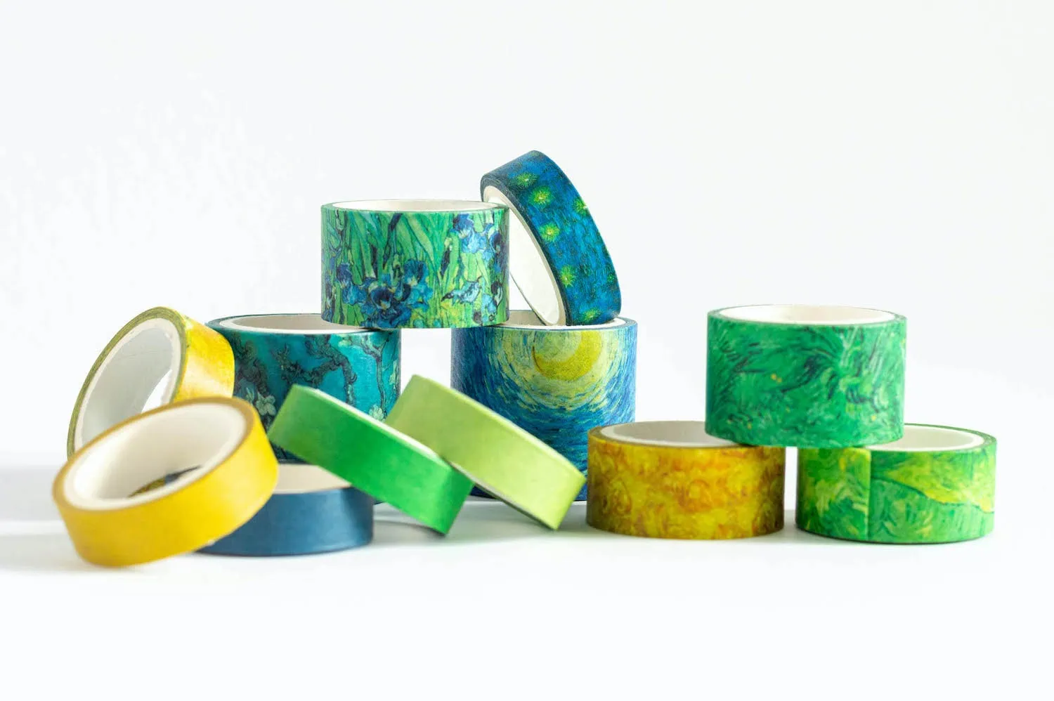 Taśma ozdobna - zestaw - 12 taśm - stosik