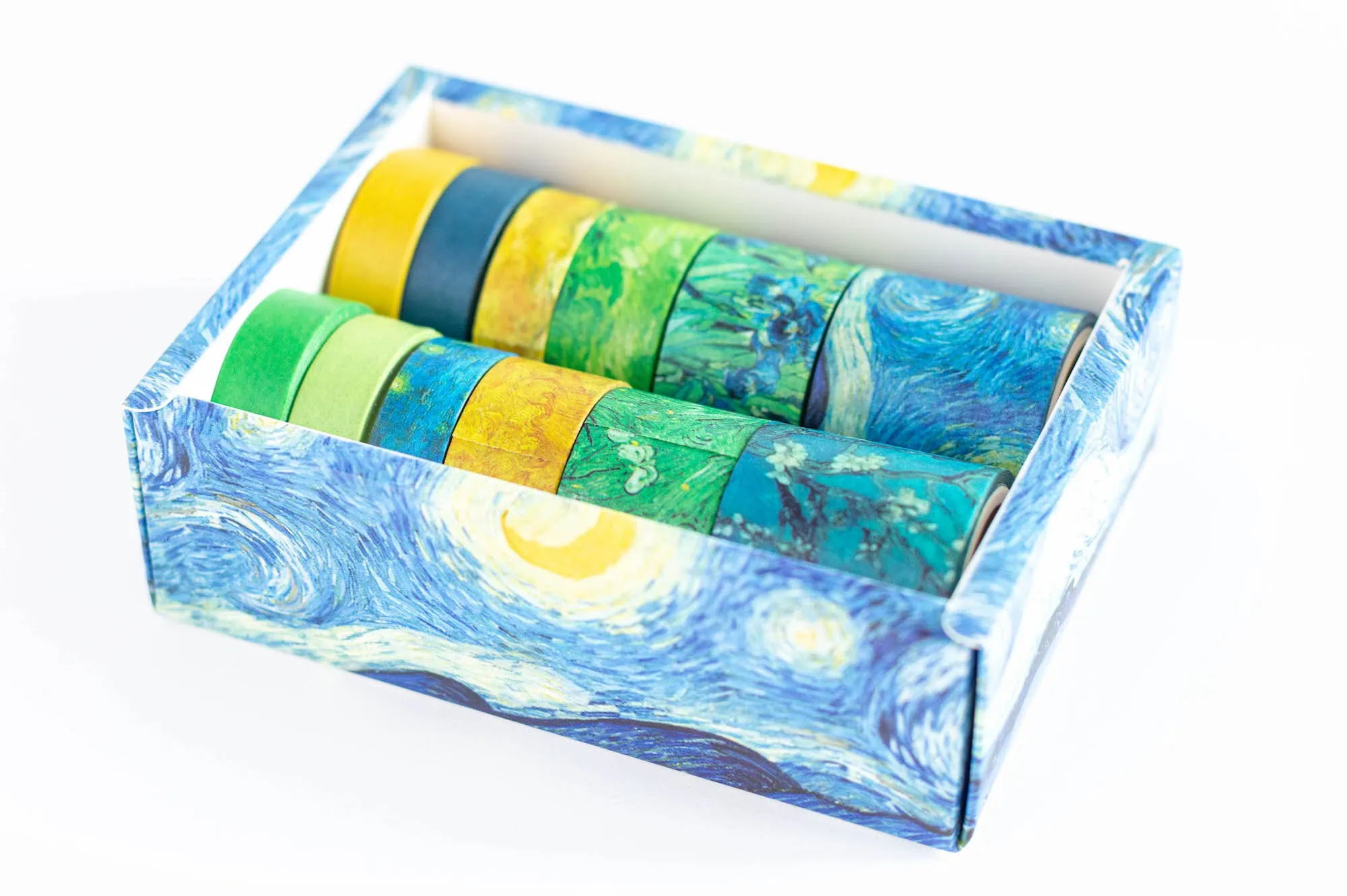 Taśma ozdobna - zestaw - 12 taśm w pudełku