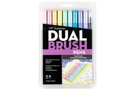 tombow ABT zestaw 10 dwustronnych flamastrów Pastel