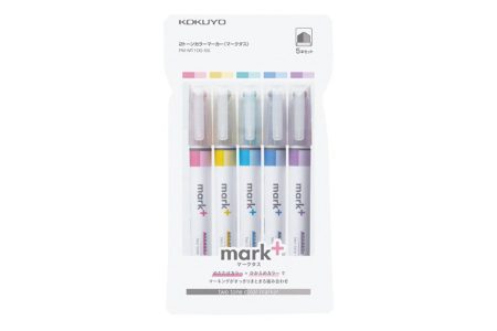 Zestaw podwójnych zakreślaczy KOKUYO Mark