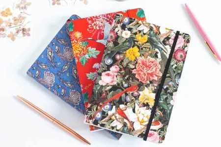 Zeszyt do bullet journal nowe wzory stosik z góry