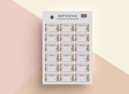 Naklejki Dot'n'stick "Codzienna wdzięczność"