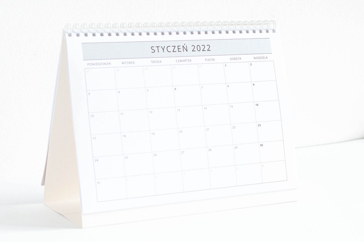 Kalendarz na biurko Planuję mój rok 2022 - wkład