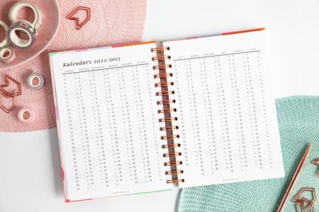 Planer studenta ucznia nauczyciela 2022/2023 kalendarz roczny