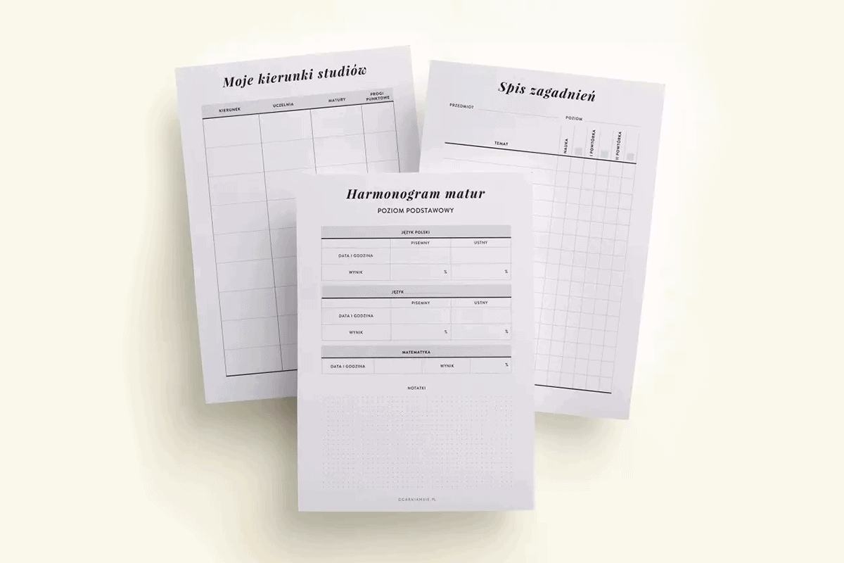 Planer maturzysty - obrazek 7