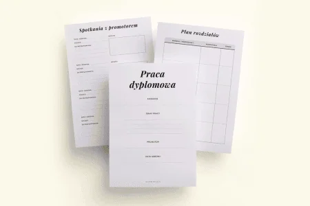 Praca dyplomowa - wkład do organizera