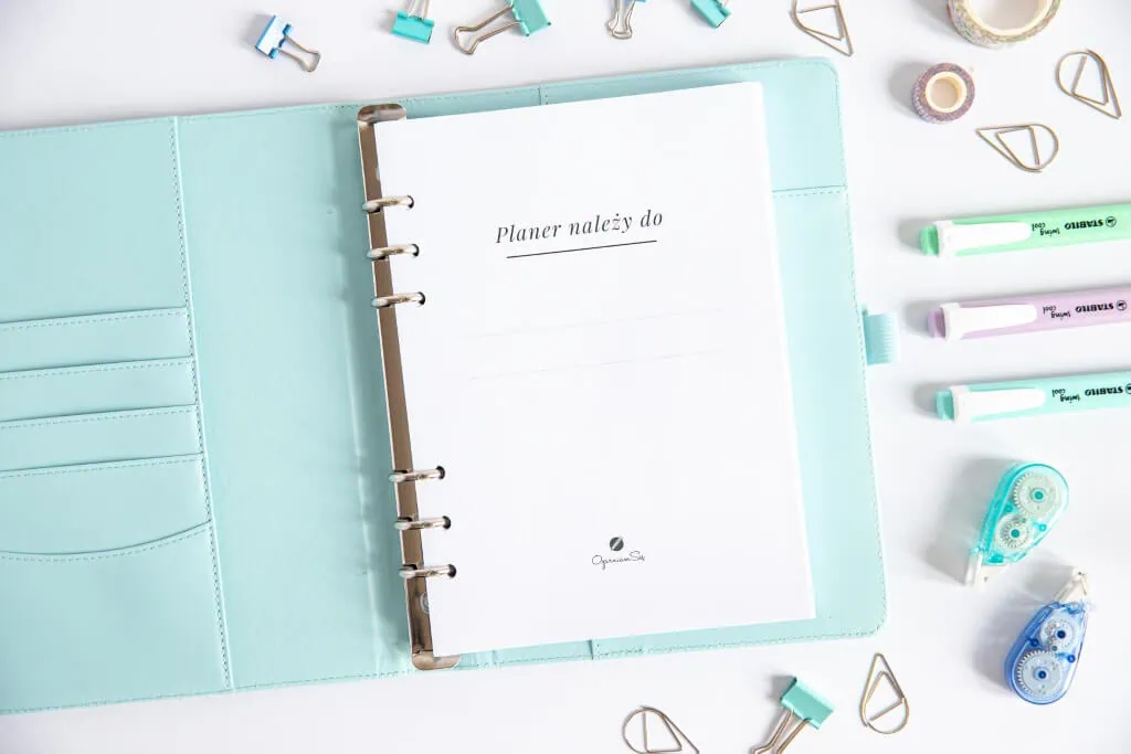 Organizer niedatowany