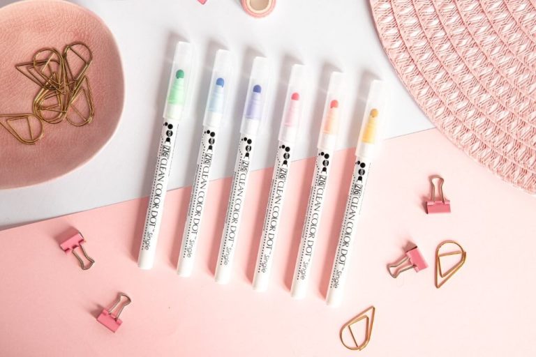 Kuretake ZIG Clean Color Dot Water-Based Pens - Assorted Colors Set, Japan Diary/ Journal - View #8