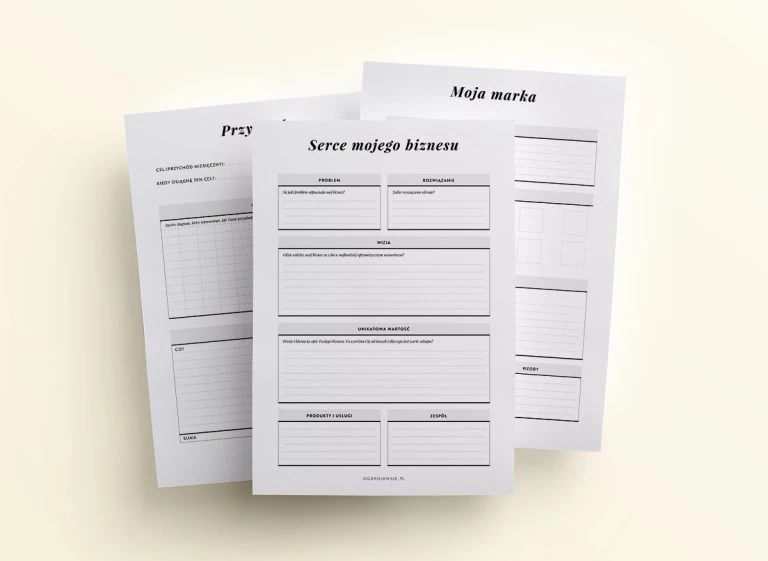 Mój biznes - wkład do organizera