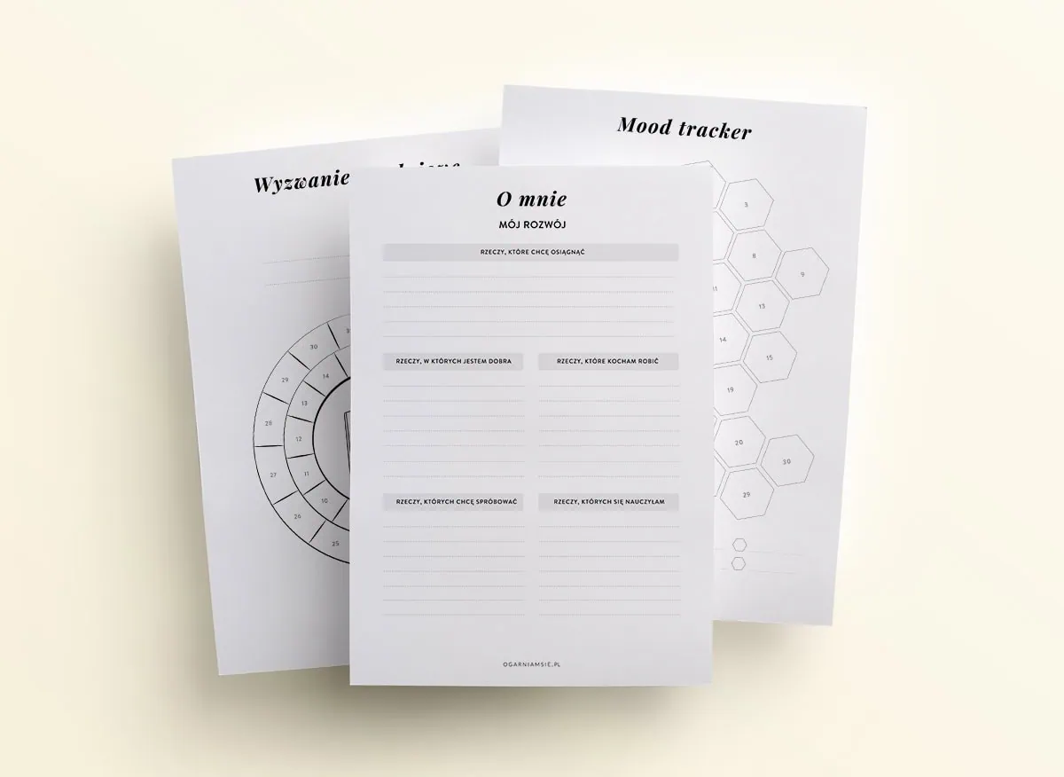 Self-care - wkład do organizera