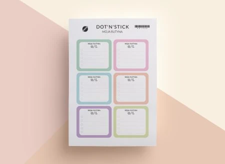 Naklejki "Moja rutyna"